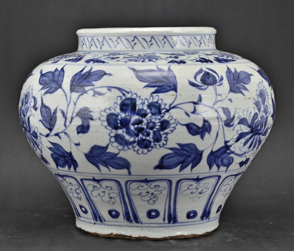 Yuan Flower Jar